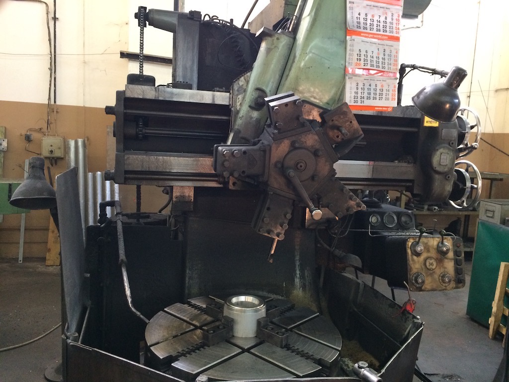 Vertical turning lathe Webster & Bennett