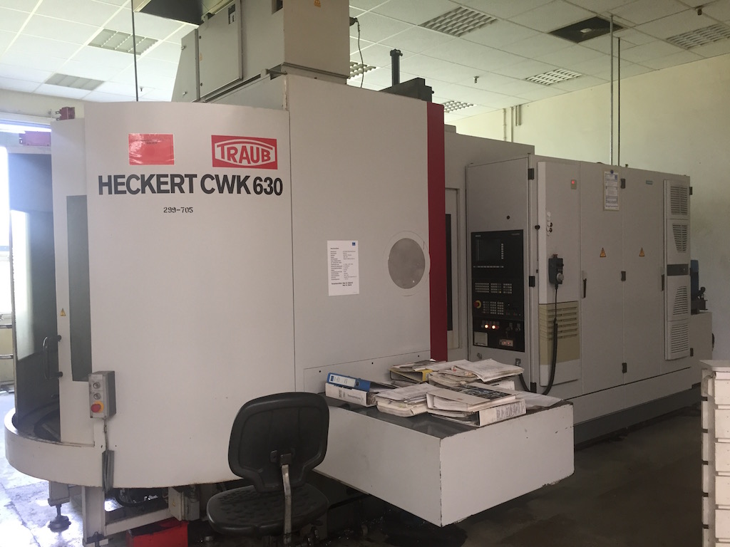 Horizontal machining center Heckert CWK 630 / Sinumerik 840c