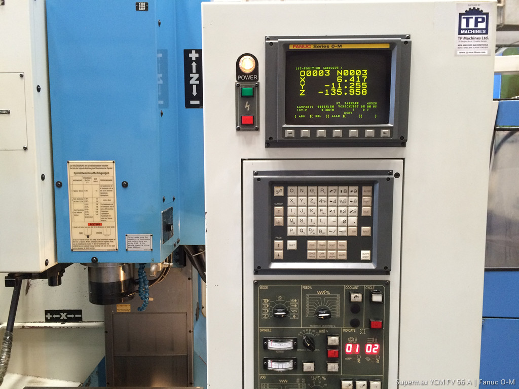 Vertical machining center SuperMax YCM-FV 56 A