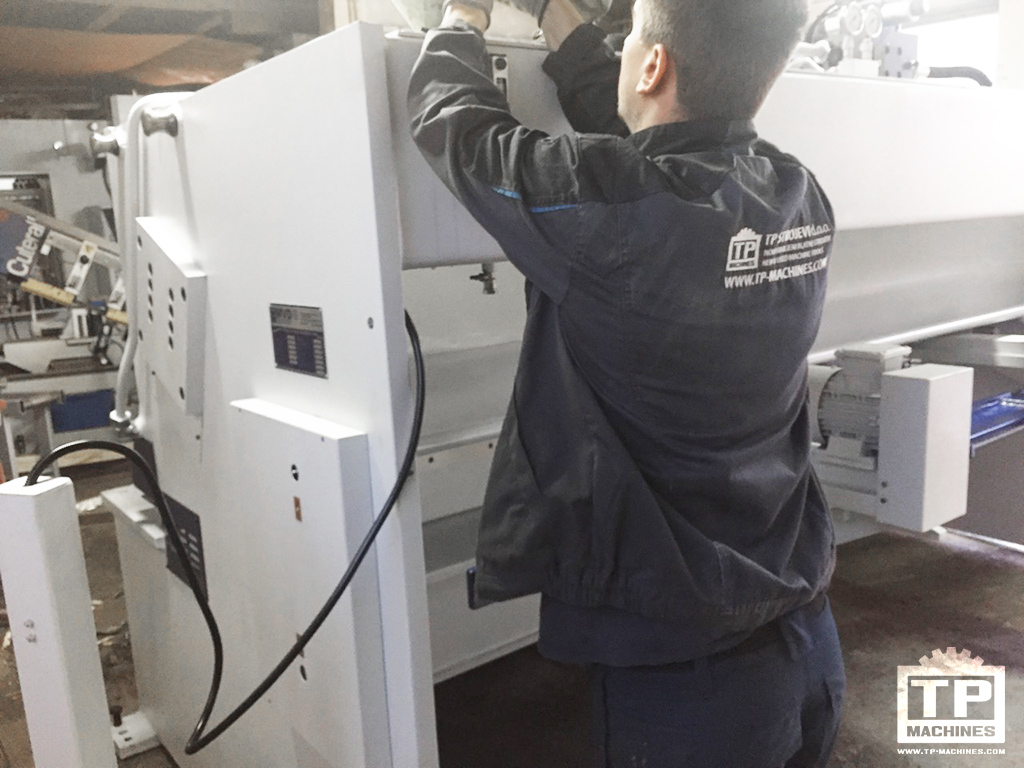 Installation of new MVD Inan shears B10 x 3100 mm